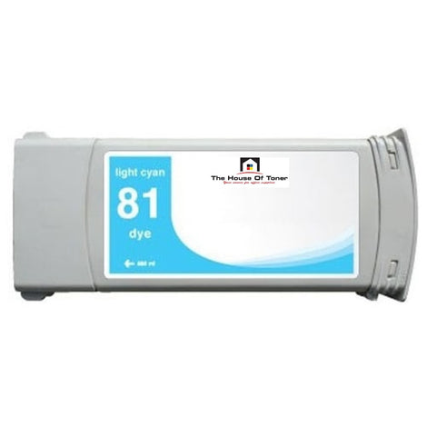 Compatible Ink Cartridge Replacement For HP C4934A (81) Light Cyan (680 ML)