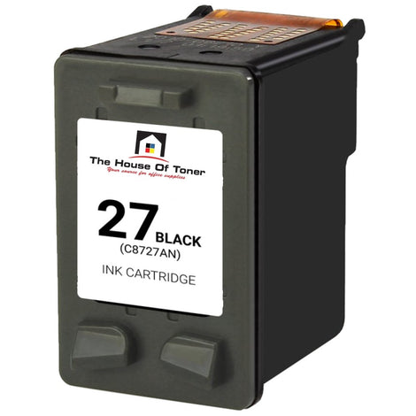Compatible Ink Cartridge Replacement For HP C8727AN (27) Black (285 YLD)