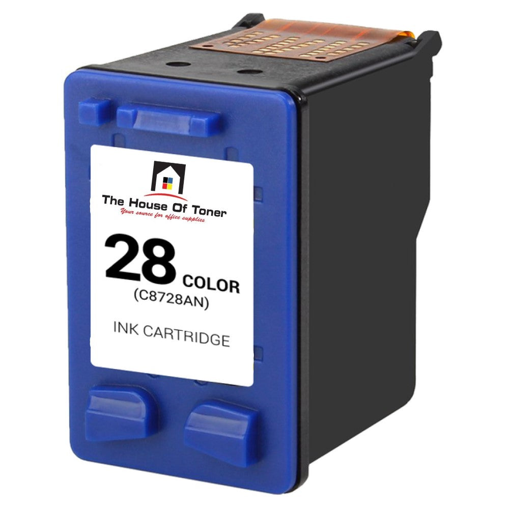 Compatible Ink Cartridge Replacement for HP C8728AN (28) Tri-Color (240 Pages)