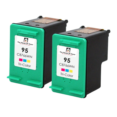 Compatible Ink Cartridge Replacement for HP C8766WN (95) Tri-Color (330 YLD) 2-Pack