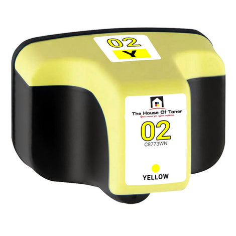 Compatible Ink Cartridge Replacement for HP C8773WN (02) Yellow (500 YLD)
