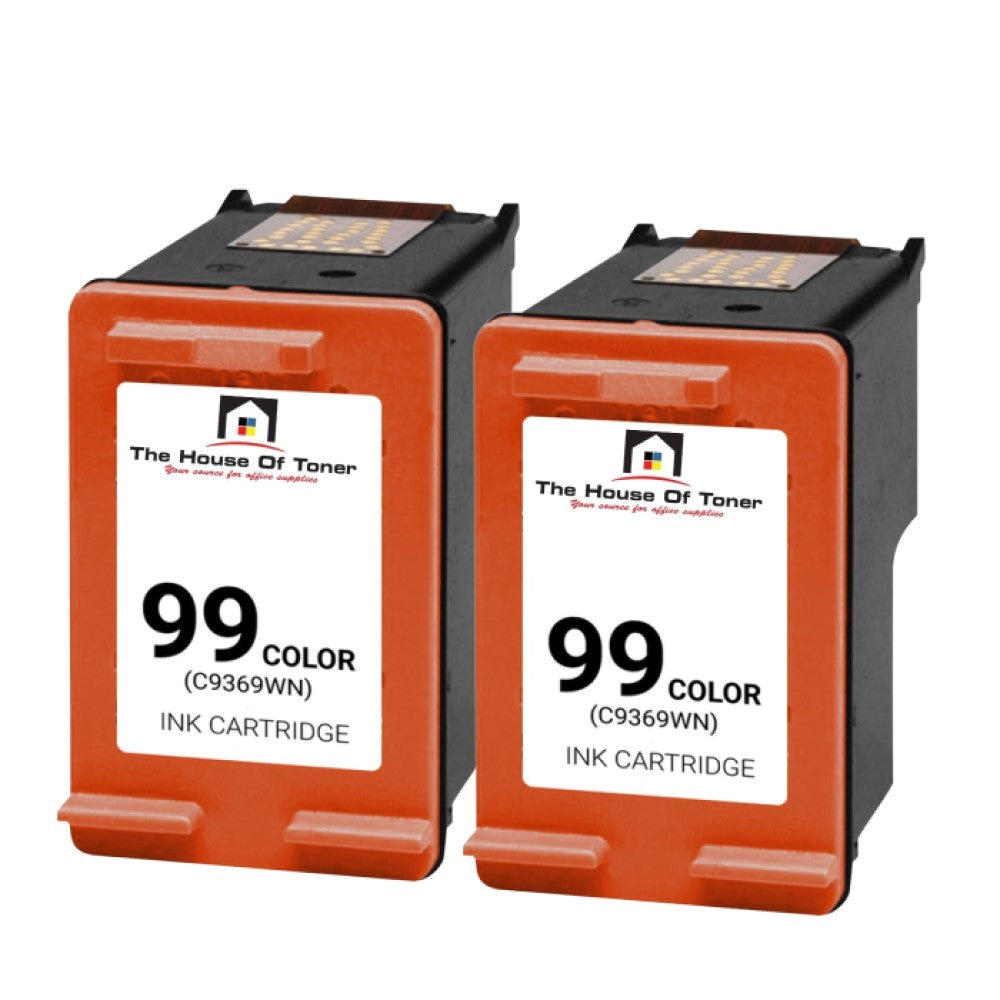 Compatible Ink Cartridge Replacement For HP C9369WN (99) Tri-Color (400 YLD) 2-Pack