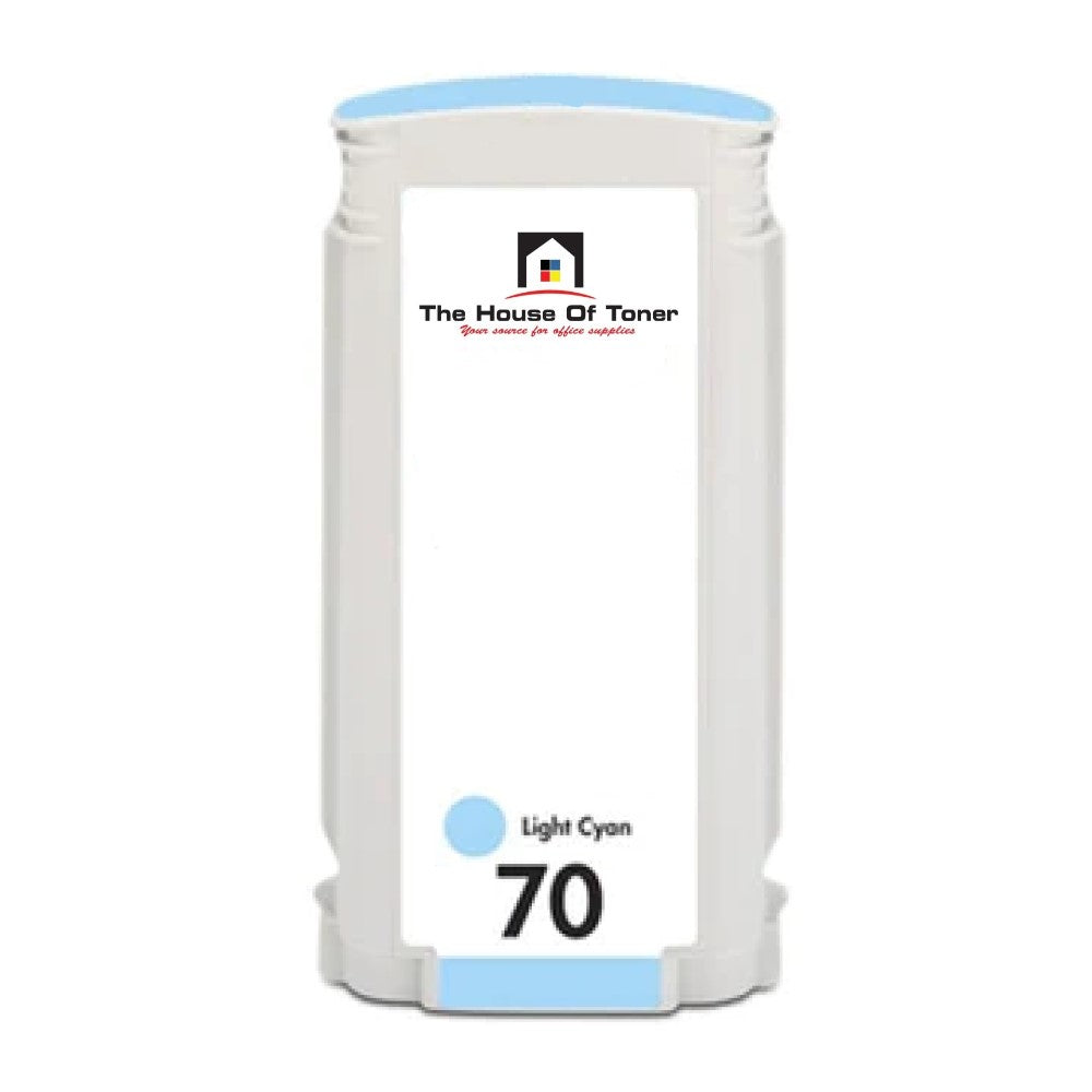 Compatible Ink Cartridge Replacement For HP C9390A (70) Light Cyan (130 ML)