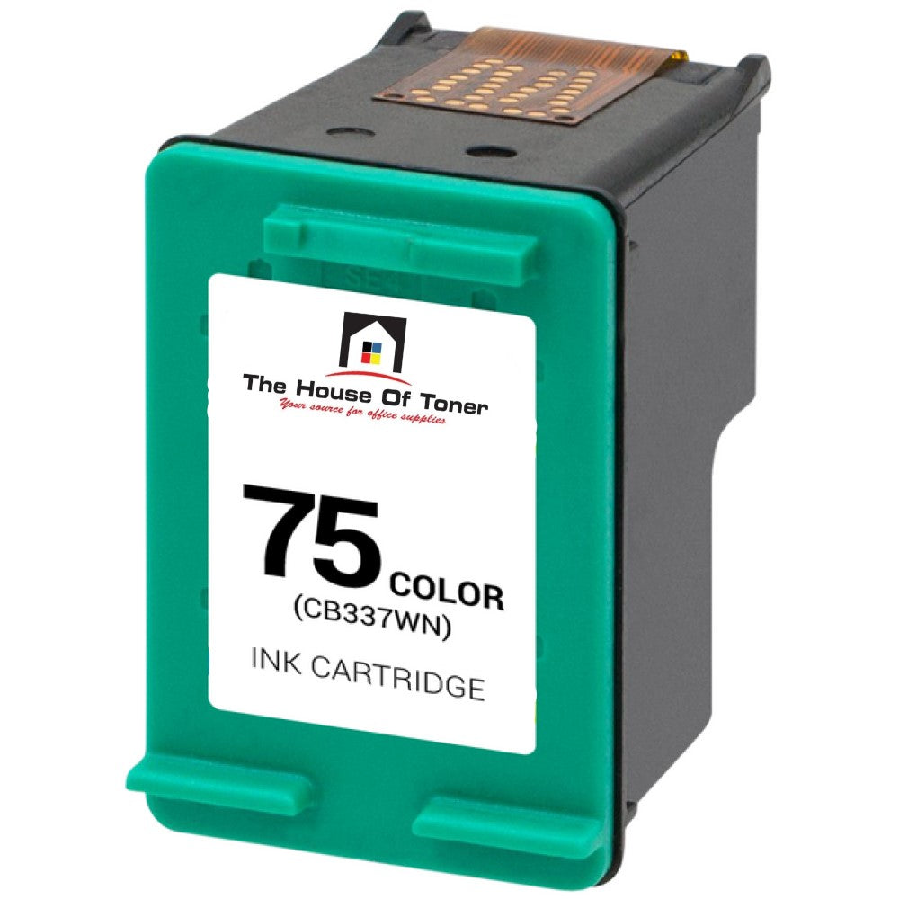Compatible Ink Cartridge Replacement for HP CB337WN (75) Tri-Color (170 YLD)