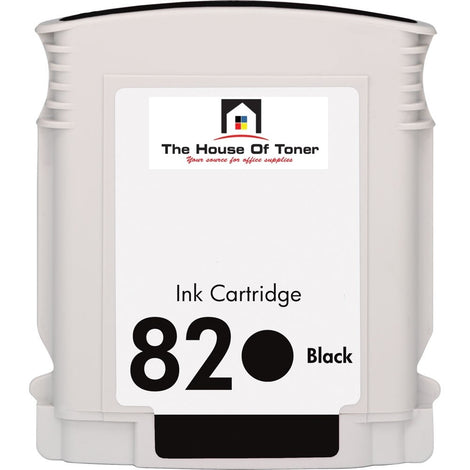 Compatible Ink Cartridge Replacement For HP CH565A (82) Black (3.2K YLD)