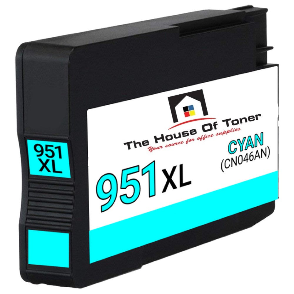 Compatible Ink Cartridge Replacement for HP CN046AN (951XL) Cyan (1.5K YLD)