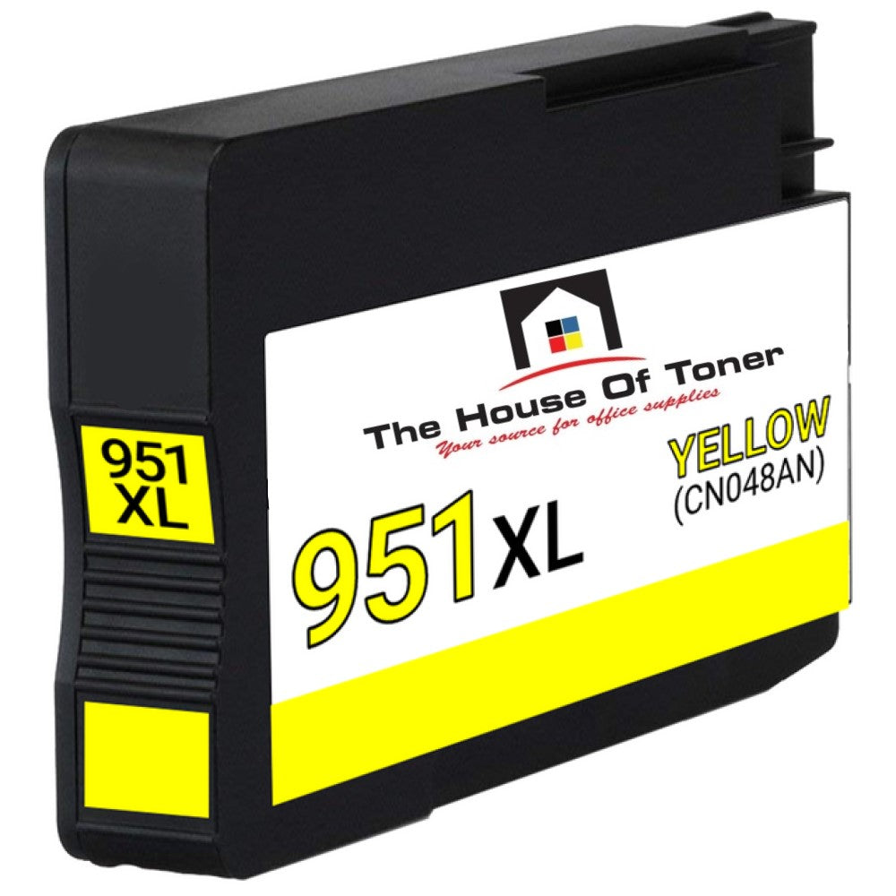 Compatible Ink Cartridge Replacement for HP CN048AN (951XL) Yellow (1.5K YLD)
