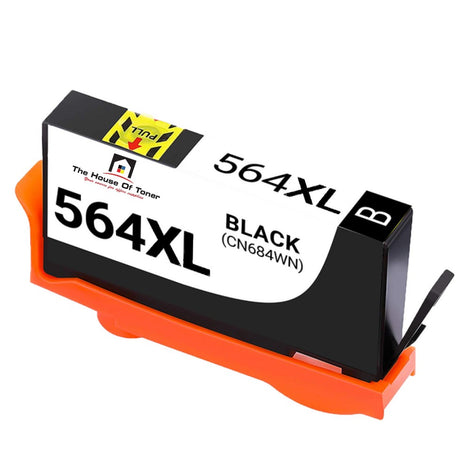 Compatible Ink Cartridge Replacement For HP CN684WN (564XL, CB321WN) High Yield Black (550 YLD)
