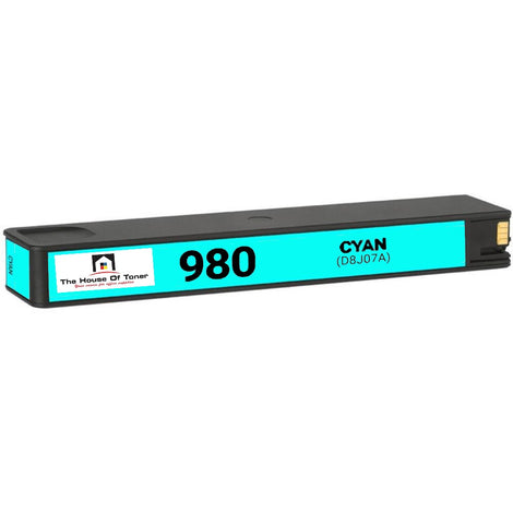 Compatible Ink Cartridge Replacement For HP D8J07A (980) Cyan (6.6K YLD)