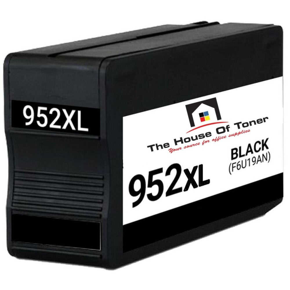 Compatible Ink Cartridge Replacement for HP F6U19AN (952XL) High Yield Black (2K YLD)