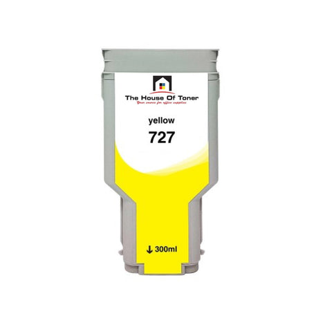Compatible Ink Cartridge Replacement For HP F9J78A (727) Yellow (300 ML)