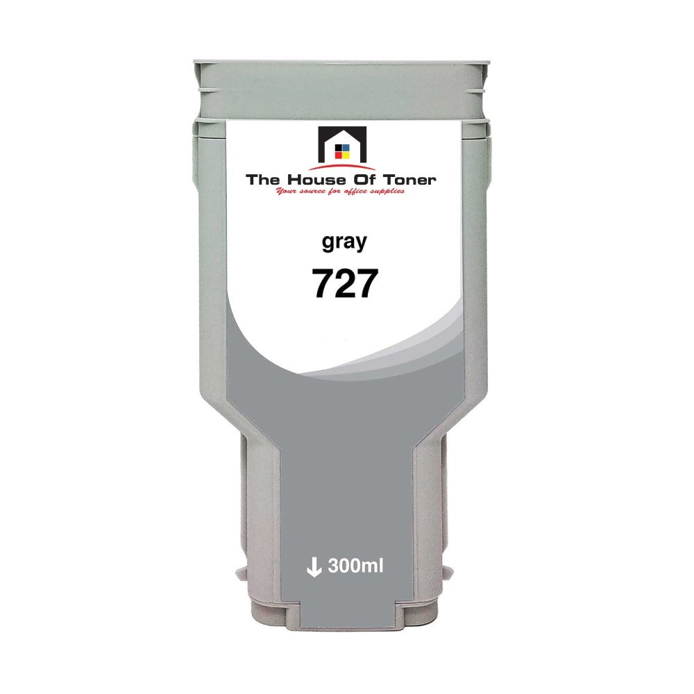 Compatible Ink Cartridge Replacement For HP F9J80A (727) Gray (300 ML)