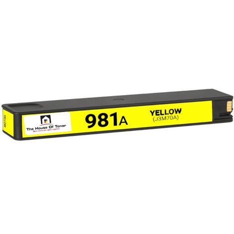 Compatible Ink Cartridge Replacement for HP J3M70A (981A) Yellow (6K YLD)