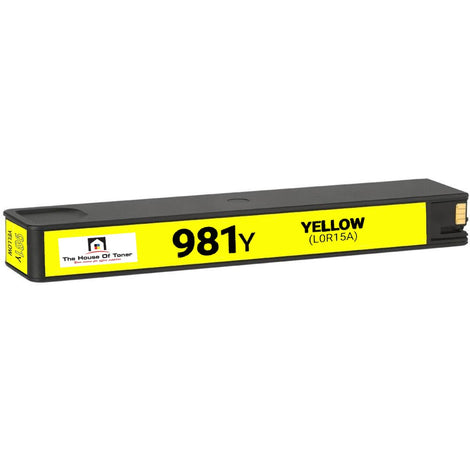 Compatible Ink Cartridge Replacement for HP L0R15A (981Y) Yellow (16K YLD)