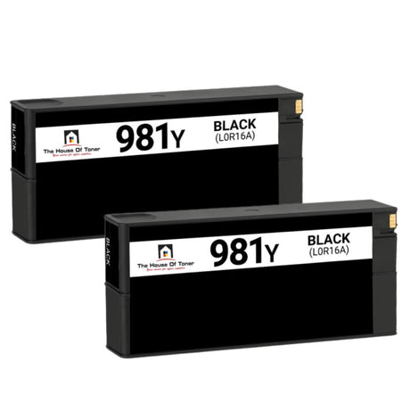 Compatible Ink Cartridge Replacement for HP L0R16A (981Y) Black (20K YLD) 2-Pack