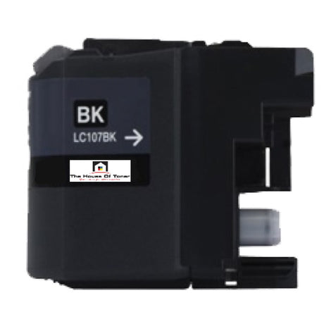 Compatible Toner Cartridge Replacement For Brother LC107BK (LC-107BK) Black (1.2K YLD)