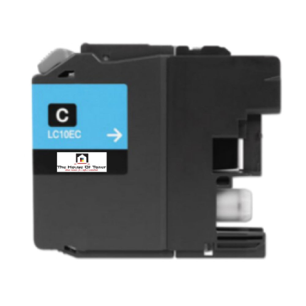 Compatible Ink Cartridge Replacement for BROTHER LC10EC (LC-10EC) Cyan (1.2K YLD)