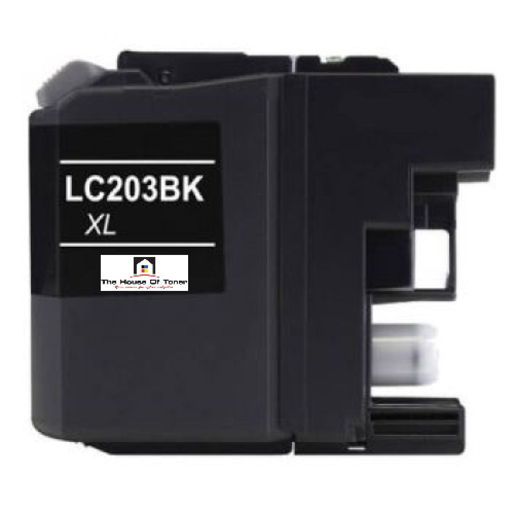 Compatible Ink Cartridge Replacement for BROTHER LC203BK (LC-203BK XL) Black (550 YLD)