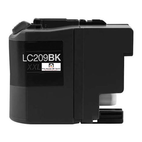 Compatible Ink Cartridge Replacement for BROTHER LC209BK (LC-209BK XXL) Black (2.4K YLD)