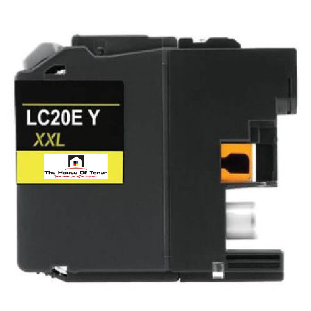 Compatible Ink Cartridge Replacement for BROTHER LC20EY (LC-20EY) Yellow (1.2K YLD)