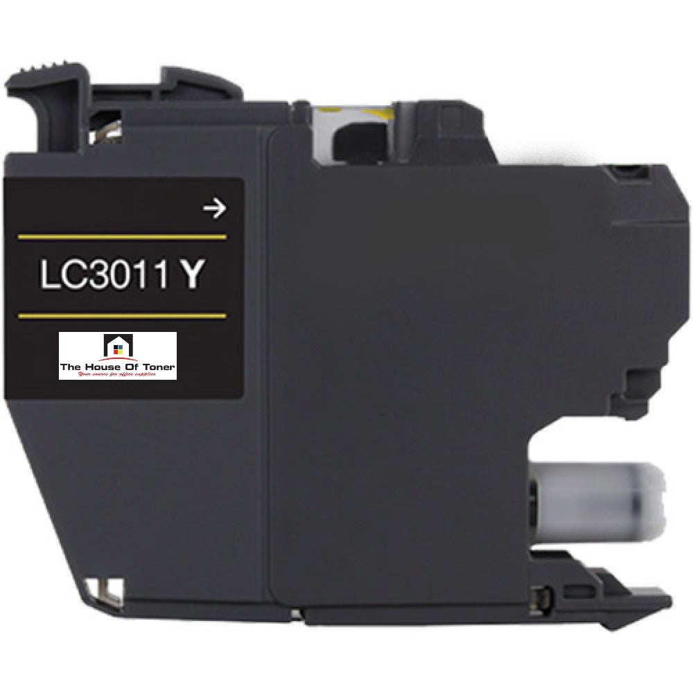 Compatible Ink Cartridge Replacement for BROTHER LC3011Y (LC-3011Y) Yellow (200 YLD)