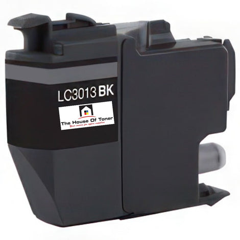 Compatible Ink Cartridge Replacement for BROTHER LC3013BK (LC-3013BK XL) Black (400 YLD)