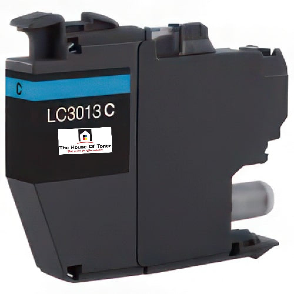 Compatible Ink Cartridge Replacement for BROTHER LC3013C (LC-3013C XL) Cyan (400 YLD)