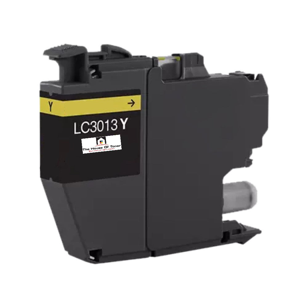 Compatible Ink Cartridge Replacement for BROTHER LC3013Y (LC-3013Y XL) Yellow (400 YLD)