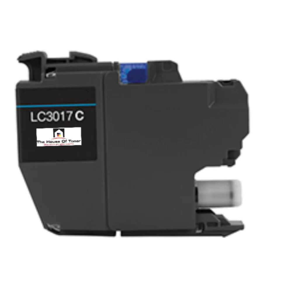 Compatible Ink Cartridge Replacement For BROTHER LC-3017C (LC3017C) Cyan (550 YLD)