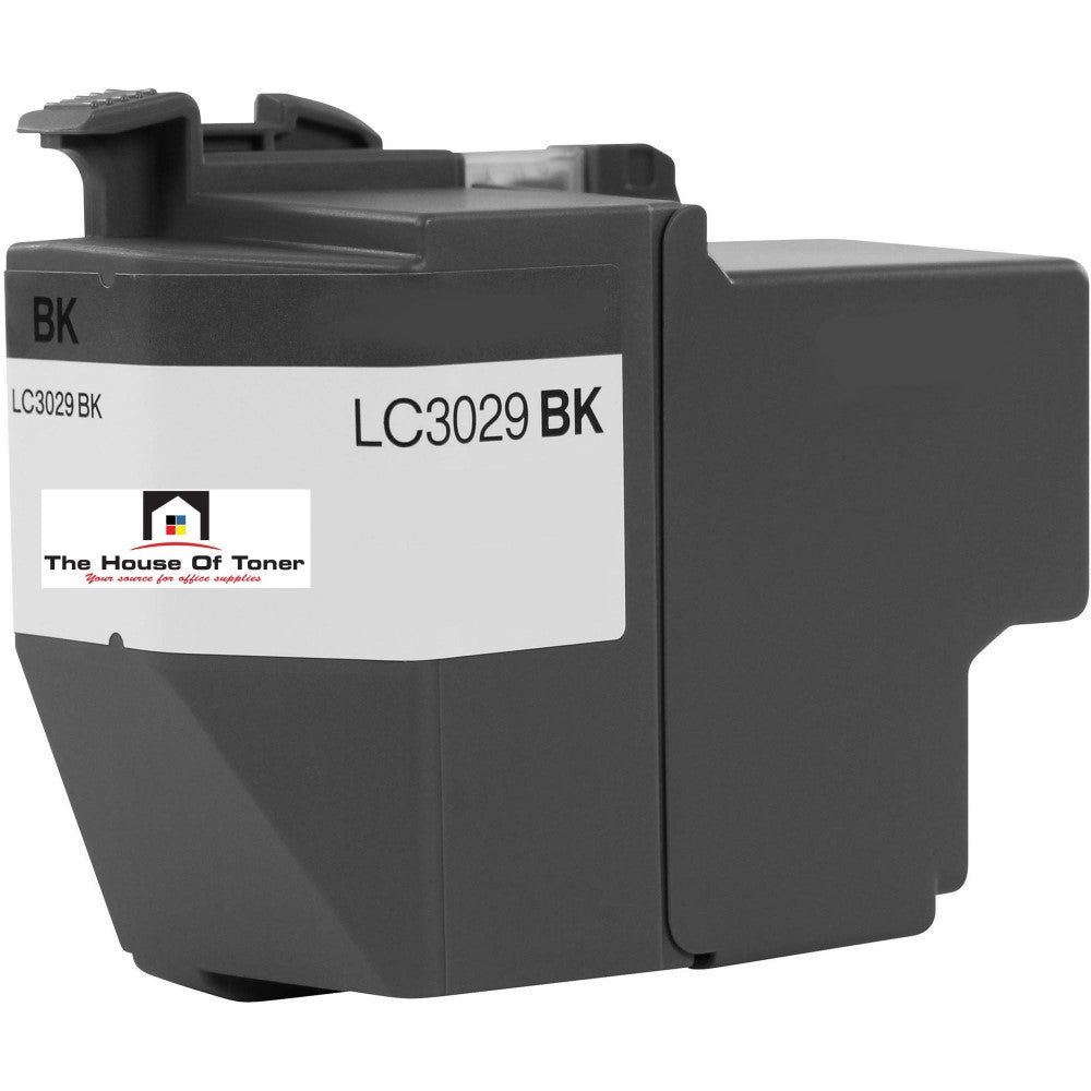 Compatible Ink Cartridge Replacement for BROTHER LC3029BK (LC-3029BK XXL) Black (3K YLD)