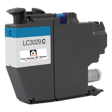 Compatible Ink Cartridge Replacement for BROTHER LC3029C (LC-3029C XXL) Cyan (1.5K YLD)