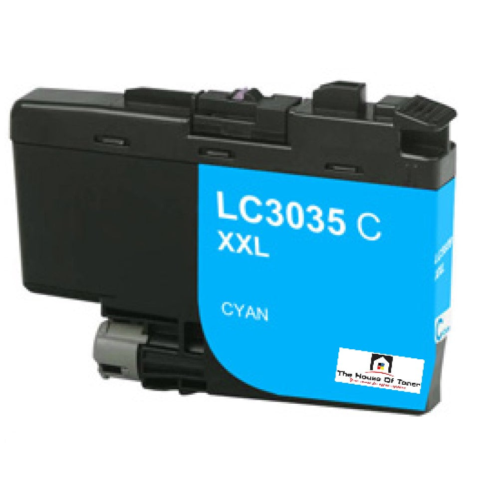 Compatible Ink Cartridge Replacement for BROTHER LC3035C (LC-3035C XXL) Cyan (5K YLD)