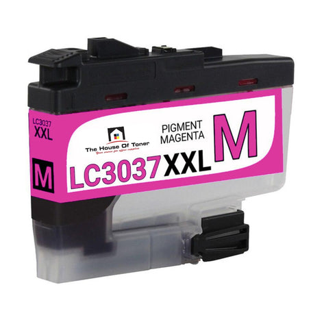 Compatible Ink Cartridge Replacement for BROTHER LC3037M (LC-3037M XXL) Magenta (1.5K YLD)