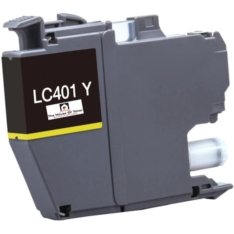 Compatible Ink Cartridge Replacement for BROTHER LC401Y (LC-401Y) Yellow (200 YLD)