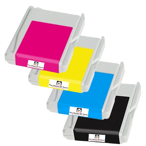 Compatible Ink Cartridge Replacement for BROTHER LC51BK, LC51C, LC51M, LC51Y (LC-51BK, LC-51C, LC-51Y, LC-51M) Black, Cyan, Yellow, Magenta (500 YLD- Black, 400 YLD- Color) 4-Pack