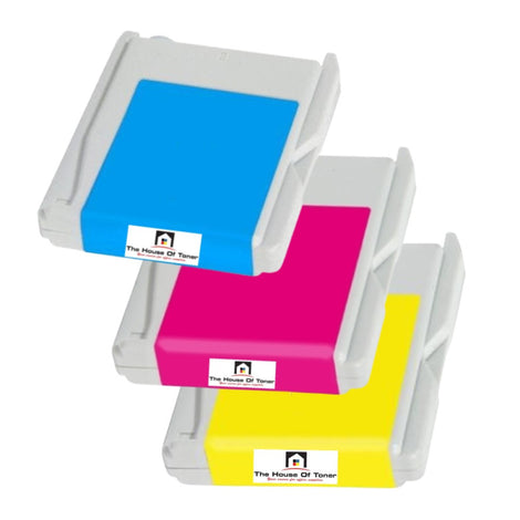 Compatible Ink Cartridge Replacement for BROTHER LC51C, LC51M, LC51Y (LC-51C, LC-51Y, LC-51M) Cyan, Yellow, Magenta (400 YLD) 3-Pack