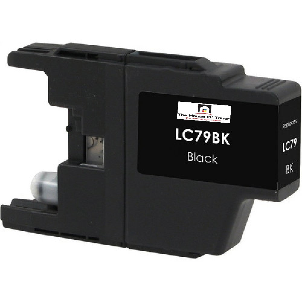 Compatible Ink Cartridge Replacement for BROTHER LC79BK (LC-79BK) Black (30ML)