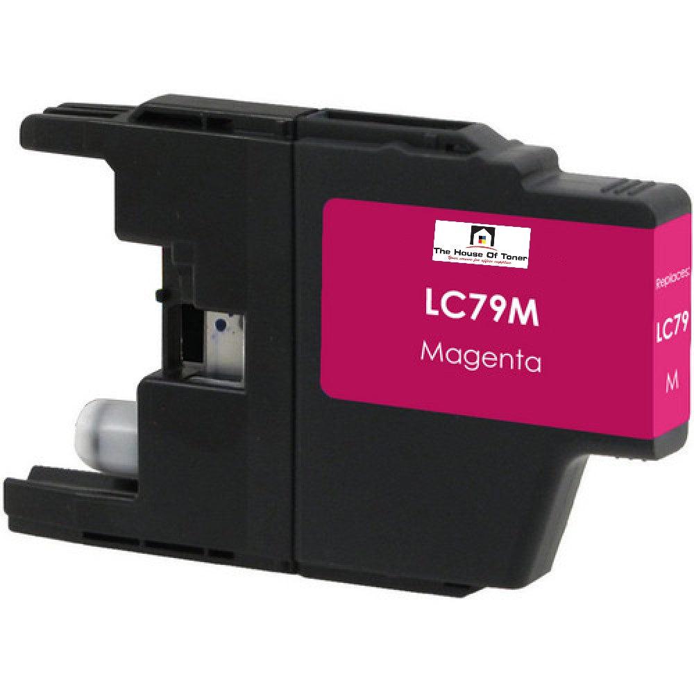 Compatible Ink Cartridge Replacement for BROTHER LC79M (LC-79M) Magenta (19ML)