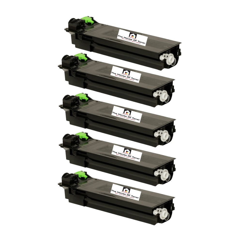 Compatible Toner Cartridge Replacement for SHARP MX206NT (MX-206NT) Black (16K YLD) 5-Pack