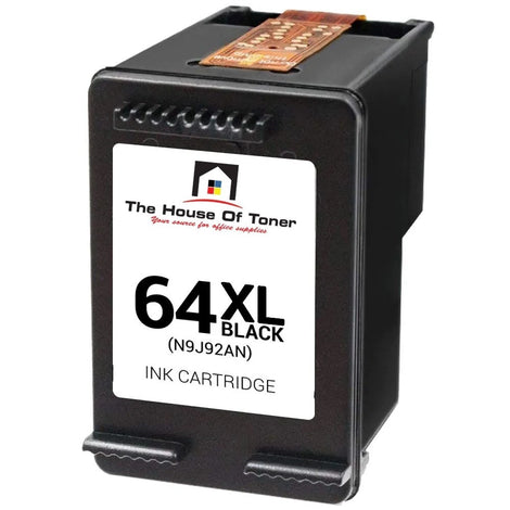 Compatible Ink Cartridge Replacement for HP N9J92AN (64XL) Black (450 YLD)