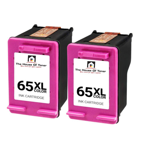 Compatible Ink Cartridge Replacement for HP N9K03AN (65XL) Tri-Color (300 YLD) 2-Pack