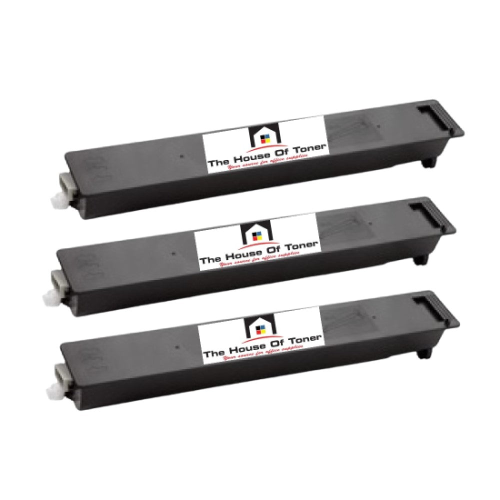 Compatible Toner Cartridge Replacement For TOSHIBA T2507U (T-2507U) Black (10K YLD) 3-Pack