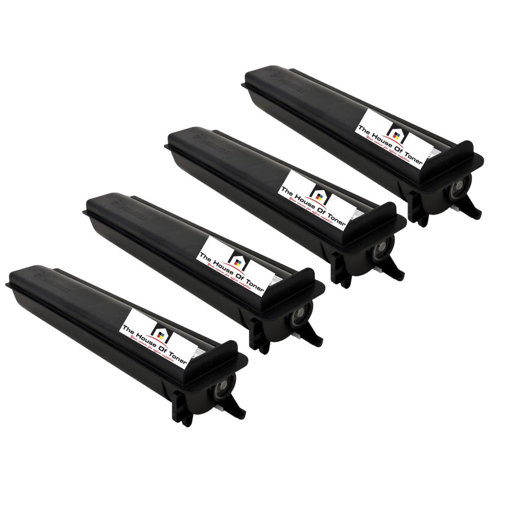 Compatible Toner Cartridge Replacement for TOSHIBA T5018U (T-5018U) Black (43.9K YLD) 4-Pack