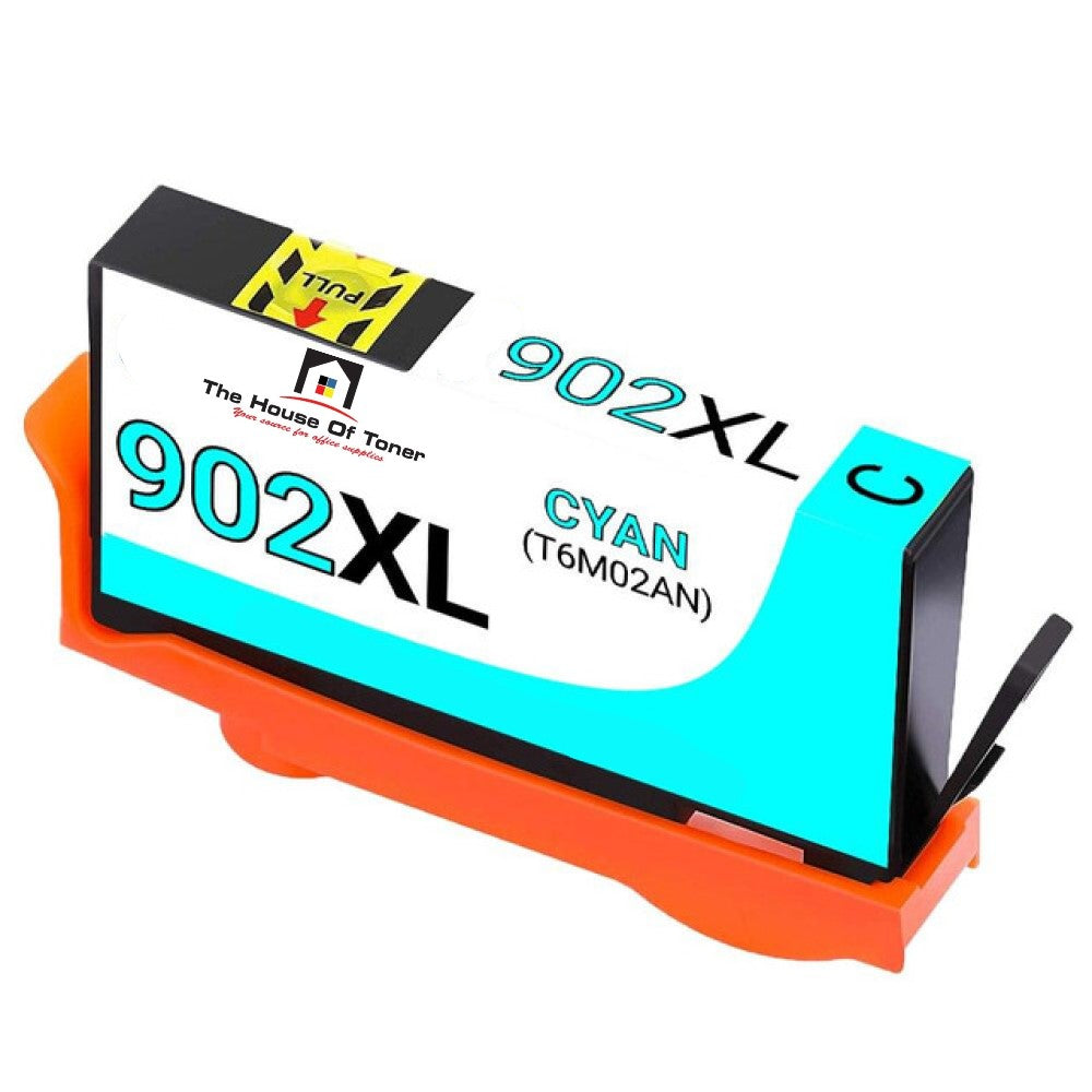 Compatible Ink Cartridge Replacement for HP T6M02AN (902XL) High Cyan (825 YLD)