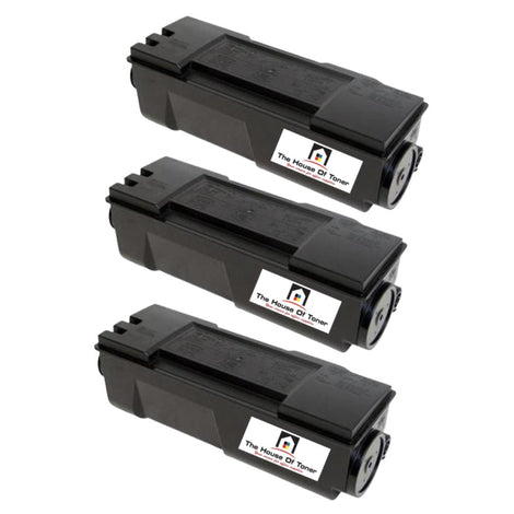 Compatible Toner Cartridge Replacement for KYOCERA MITA TK122 (1T02G60US0) Black (7.2K YLD) 3-Pack