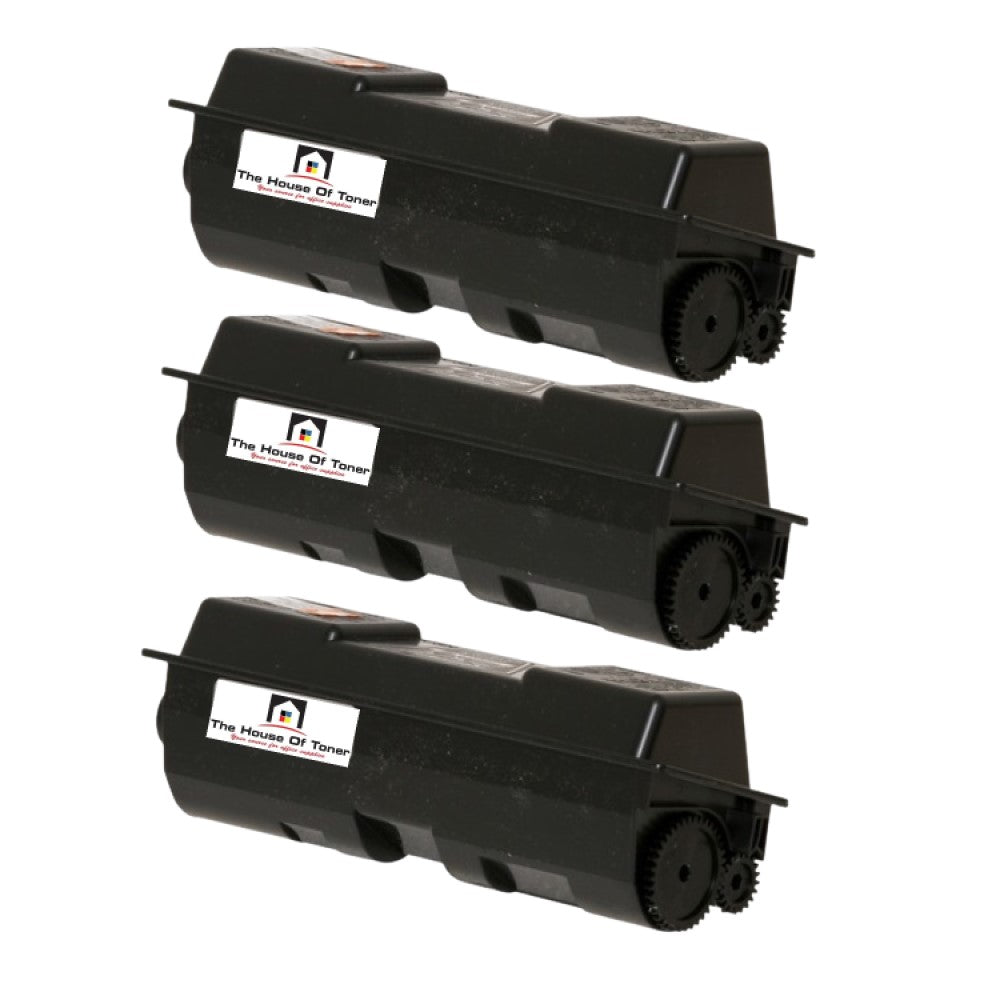 Compatible Toner Cartridge Replacement for KYOCERA TK132 (TK-132) Black (7.2K YLD) 3-Pack