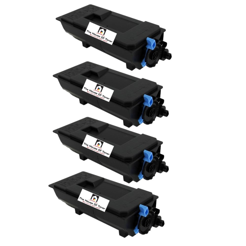 Compatible Toner Cartridge Replacement for KYOCERA TK3162 (1T02T90US0) Black (12.5K YLD) 4-Pack
