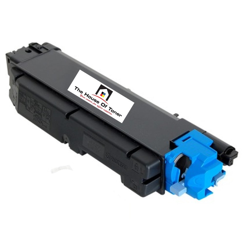 Compatible Toner Cartridge Replacement for KYOCERA TK5142C (1T02NRCUS0) Cyan (5K YLD)