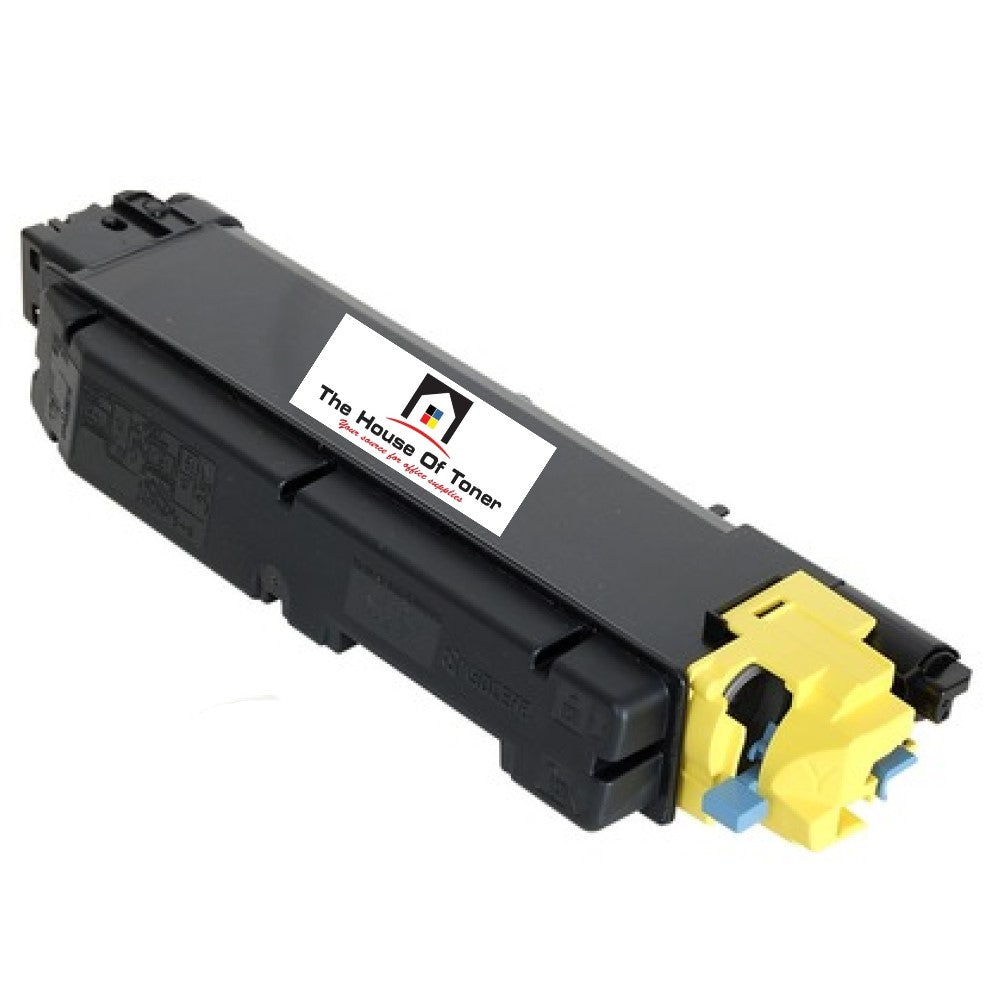 Compatible Toner Cartridge Replacement for KYOCERA TK5142Y (1T02NRAUS0) Yellow (5K YLD)