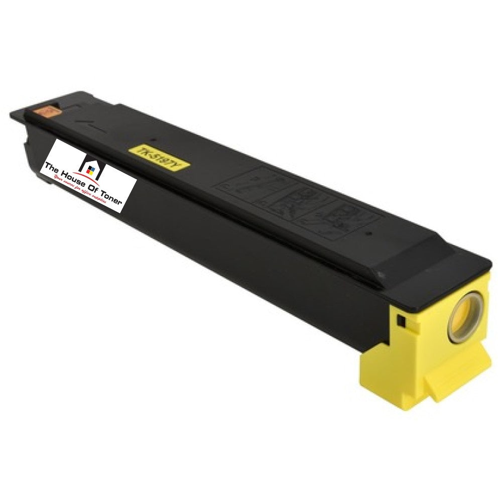 Compatible Toner Cartridge Replacement for KYOCERA MITA TK5197Y (1T02R4AUS0) Yellow (7K YLD)